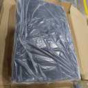 HOPERAN 21" 2pcs Dual-Sided Heated Stadium Seats for Bleachers with Back Support, 3 Levels Heating Stadium Seating for Bleachers Seat with Backrest, 5 Pockets Portable Stadium Chair for Outdoor (Black)