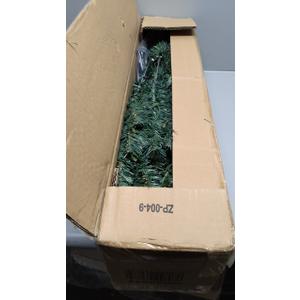 7.5 FT Pre-lit 600 Light Artificial Christmas Tree Xmas Auto-Spread Quick Set-up
