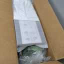 Artificial Dracaena Plant Indoor 5FT - Fake Tree with White Tall Planter - Faux Yucca Tall Fake Floor Plant in Pot - Artificial Trees for Home Office Living Room Decor Indoor