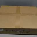 Leekpai Step Stool with Handle for Adults，Seniors Heavy Duty Holds 350 lbs.Stepping Stool for Elderly Adults, Attractive Black for Kitchen