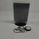 HUONUL Makeup Mirror Vanity with Lights, 2X 3X 10X Magnification, Lighted Mirror, Touch Control, Trifold Dual Power Supply, Portable LED Women Gift (Black)