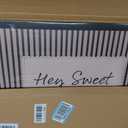 Hey Sweet Cheeks Wall Art Framed Funny Bathroom Decor 16x24 Inch