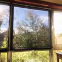One Way Mirror Window Shade, Pull Down Tinted Window Shades Blackout, 43.3"W x 59.1"H