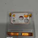 for iPhone 17 Pro Frameless Bumper Case with Camera Lens Protector, Compatible with MagSafe, Minimalist Slim Fit No Back No Frame Design TPU Bumper Excellent Heat Dissipation (Orange)