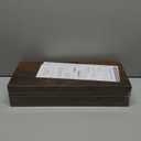 BAYKA Floating Shelves Bathroom for Wall Shelf Over Toilet Farmhouse Rustic Wood for Bedroom, Kitchen, or Living Room Decor Organization, Christmas Decor Shelves Rustic Brown, Set of 3 (15.7 inches)