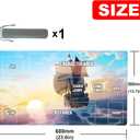 OPCG playmat Card Mat Duel Mat Gaming Competition Pad Card Binder Deck 23.6x13.7in, 23.6L x 13.7W inches