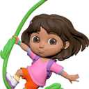 Hallmark Keepsake Christmas Ornament, Nickelodeon Dora Swinging Into Adventure, Cartoon Gifts