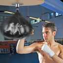 Benelabel Boxing Speed Bag with 360 Swivel Mount Premium Leather Boxing Speed Bag with Hanger and Inflator - Easy to Install and Use - Improve Your Speed and Reflexes