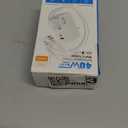 4in1 Retractable Gan Wall Charger Plug USB C,Travel Essentials Brick Multiport, 3ft Lightening+ Type C Cables,40W Fast Charging Foldable Block for iPhone 17 Pro/16/15/14/13,iPad,Galaxy