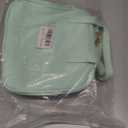 Travel Makeup Bag for Women, Large Capacity Cosmetic Bags for Girls, Compact Pouch Make up Organizer, Waterproof Toiletry Bag with Divider and Handle (Green2)