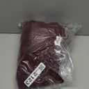 CHARTOU Women Crop Pea Coat Wool Blend Winter Loose Casual Short Jacket Outwear (Large, Wine)