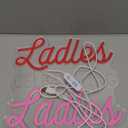 Ladies Celebrating Ladies Neon Sign for Wall Decor Galentines Day Decor Led Signs Ladies Night Neon Light Up Sign for Valentine'S Day Girls Night Lady Galentines Day Party Decorations