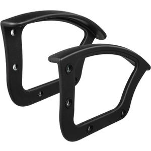 2pcs Office Chair Armrest Rings Plastic Replacement for Desk Gaming Chairs Fit Arm Rest Accessories for Office Workers
