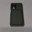 Vihibii for Samsung Galaxy A17 5G Phone Case Wallet with 2X Screen Protector, Built-in Card Holder (4 Cards), [RFID Blocking] & Slide Camera Cover & Shockproof Rugged Cover Case for Samsung A17, Green