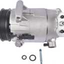 A/C Compressor with Clutch Replacement for Chevy Equinox 2015-2021, Colorado 18-21, GMC Canyon 15-21, Terrain 2018-2021 1.5L 2.5L 2015-2021 23106025 84666664