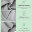 Mens Washable Incontinence Protective Underwear Reusable Bladder Leak Protection Boxer Brief 60 ml Absorbency 1 Pack (Gray, XL)