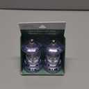 Salt And Pepper Mills, Clear Acrylic, Ceramic Grinders, Set of 2