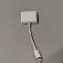 [Apple MFi Certified] Lightning to HDMI Adapter, No Power Needed 1080P Video & Audio Sync Screen Converter with Lightning Charging Port, iPhone to HDMI Adapter Compatible with iOS (White)