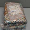 Nunubaby Washable Pee Pads for Dogs, Stylish, Non-Slip and Leak-Proof Pee Pads. Reusable Potty Pads for Dogs for Crates and Floors.(Cream/Multi, 36" x72" )