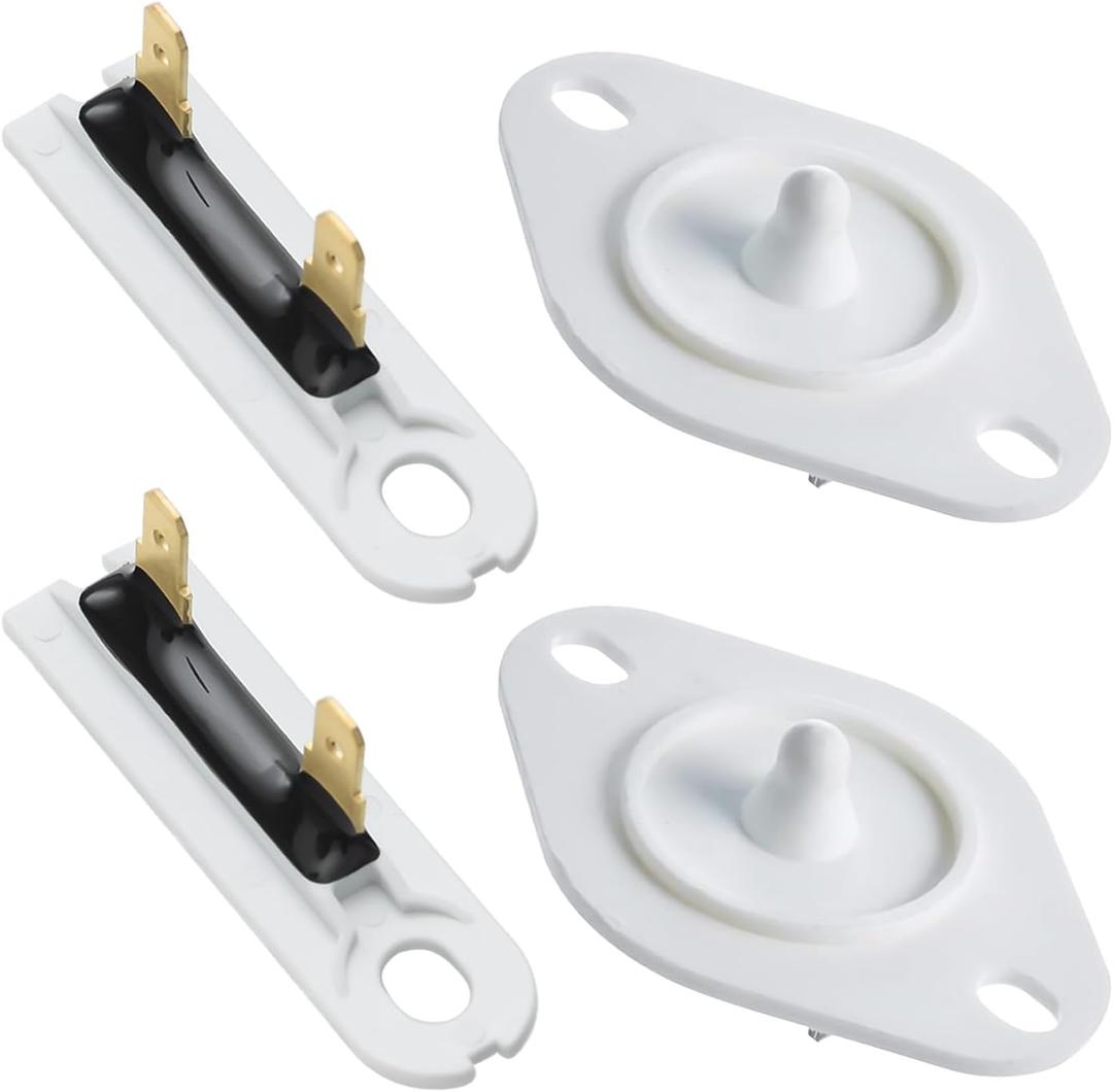 8577274 Dryer Thermistor and 3392519 Dryer Thermal Fuse by Seentech - Exact Fit for Whirlpool Kenmore May-tag Inglis - Replace 8577274 3390292 3406294 3976615 772546 AP3919451 AP601351 (Pack 2)