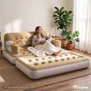 YITAHOME Queen Size Air Sofa Bed Mattress with Headboard and Pump