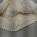 Knit Winter Headbands for Women Fuzzy Wool Fleece Lined Ear Warmers Elastic Turban Crocheted Head Wrap Winter Accessories for Women Cold Weather (2 Pcs Vertical Stripes: White, Black)