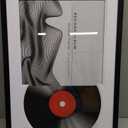 MCS Double Matte Record Album Frame, 16.5x25 Record Frame, Black for LP Vinyl Record & Jacket Display (1-Pack)
