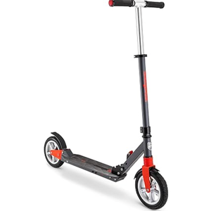 Mongoose Elevate Duo Air Youth/Adult Folding Kick Scooter, Air Filled Tires, Ages 8 Years and Up, Kickstand, Max Rider Weight 220 Pounds