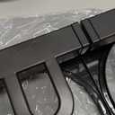 Elevated Dog Bowls, Dog Feeder with Stainless Steel Dishes & Slow Feeder Bowl, 5 Heights Adjustable Raised Stand for Medium Large, Food Dishes with Non-Slip Feet (Black)