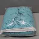 CONRUSER Stretch Recliner Chair Covers, 4-Piece Soft Sofa Cover Thick Single Seat Couch Cover Jacquard Recliner Slipcover with Pocket (Aqua)