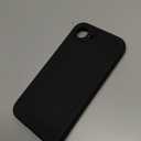 Vooii Compatible with iPhone 17e Case and for iPhone 16e Case, Liquid Silicone Upgrade [Camera Protection] [Soft Anti-Scratch Microfiber Lining] Shockproof Phone Case for iPhone 17e/16e 6.1" - Black