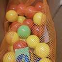 Antsy Pants 100 Ball Pit Balls, Ball Pit for Toddlers 1-3, Non-Toxic Materials, Lightweight, 5 Colors, Reusable Storage Bag, Plastic Balls for Ball Pit, Sensory Toys for Kids, 100 Ball Pack