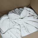 Replacement Sofa Cover Fit for IKEA Ektorp 4-Seat Corner and Loveseat Chaise Sectional, Couch Slipcover Furniture Protector, Cool White (Cover Only, Sofa Not Included)