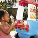 Little Tikes Cozy Ice Cream Truck, Coupe Ride On Car, Kid and Parent Powered, Truck Music, Including Accessories- Gift for Kids, Toy Girls Boys Ages 1.5 to 5 Years Old, Large