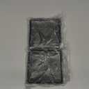 uxcell 2 Pcs Square Plant Saucers, 4.7 Inch Ceramics Plant Drip Trays for Pots, Heavy Duty Flower Pot Saucers for Indoors and Outdoors, Black