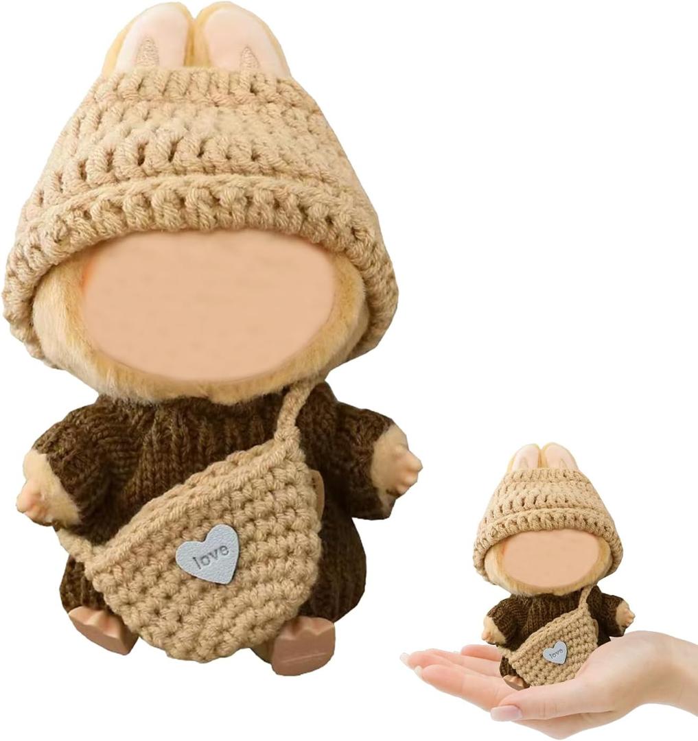 2 x 3Pcs Premium Outfit with Accessories, Hand Crocheted Hat, Sweaters, Bag