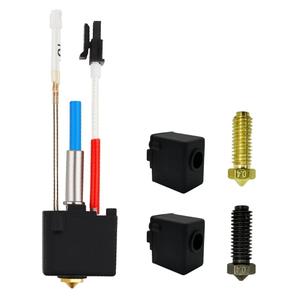 Hotend Hot End Print Head Extruder Kit with 2PK Heater Block Cover and 2PK Stainless Steel Hardened Nozzles for Anycubic Kobra 2/Kobra 2 Neo/Kobra 2 Pro/Kobra 2 Plus/Kobra 2 Max Replacement