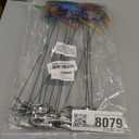 12PCS Long Stem Dragonfly Clips, Fake 3D Dragonfly Clip for Hats, Garden Stakes Decor Outdoor, Waterproof Yard Patio Plant Decorations, Realistic Bugs Repellent Accent