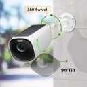 Metal Wall Mount for eufy SoloCam S220/C210, eufyCam 2C/2C Pro, 2/2 Pro, 3C/S300, 3/S330, Eufycam S3 Pro, 360 Swivel+90 Tilt Adjustable Mounting Bracket with Better View for Eufy Camera, Rust-Proof