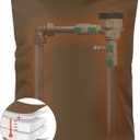 Backflow Preventer Insulation Cover  5F/5 Winter Freeze Protection for Sprinkler, Pressure Vacuum Breaker, Well Pump & Outdoor Plumbing Valves  Waterproof, Insulated, (24" W x 30" H, Beige)