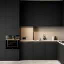 394''x23.6'' Black Wallpaper Contact Paper Black Peel and Stick Wallpaper Textured Matte Solid Color Self Adhesive Wall Paper Removable Renter Friendly for Cabinets Drawers Bedroom Kitchen