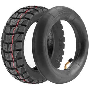Generic 255x80 Off-Road Tire & Inner Tube Set for 10" Electric Scooter, 6" Rim, 3" Width, Directional Tread, 50 PSI, Year Round, Tube Construction