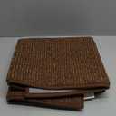 BEQHAUSE Dirt Trapper Door Mat 20" x 32", Non-Slip Washable Doormats Entrance Mat, Dirt Resistant and Absorbent Welcome Mat, Low Profile Floor Mats for Front Back Door and Entryway, Brown (1'8" x 2'8" (Rectangular))