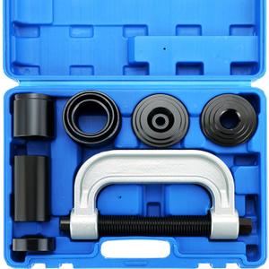 Ball Joint Removal Installation Tool, Heavy Duty Ball Joint Press Kit & U Joint Removal Tool with 4 Wheel Drive Adapters for Most 2WD and 4WD Cars Light Trucks