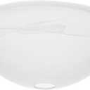 Marble Swirl Glass Bowl Ceiling Fan Globe Replacement, 12" Diameter x 4.65" Height, compatible with Hunter, Hampton Bay, Harbor Breeze Fans