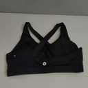 RUNNING GIRL Sports Bra for Women, Criss-Cross Back Padded Strappy Sports Bras Medium Support Yoga Bra with Removable Cups M