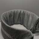 BALAPET Adjustable Pillow Wedge for Headboard Gap Close The Gap 0-7", Bed Gap Filler King Size, Grey Flodable Wedge Sleeping Backrest Pillow, Foam Bed Mattress Gap Filler, 76"x9"x3"