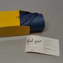 FunWheat Round Braided Placemats Set of 6 Table Mats for Dining Tables Woven Washable Non-Slip Place mats 15 in(Blue, 6Pcs)