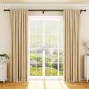 YaFex Curtain Rods 32-144 Inch, Heavy Duty 1 Inch Adjustable Curtain Rod for Windows, Black Extra Long Window Treatment Rods, Modern Design, Easy Installation
