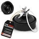 Ninja Blender Blade Replacement 6 Fin Male  Ninja Single Serve Blender Blade, 3.35 Stainless Steel for Smooth Blending, Compatible with BL770W/770BRN/740/770A/780C, 30/BL770/780/773CO/771/772 & more